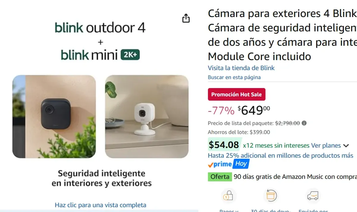 Cámara para exteriores 
