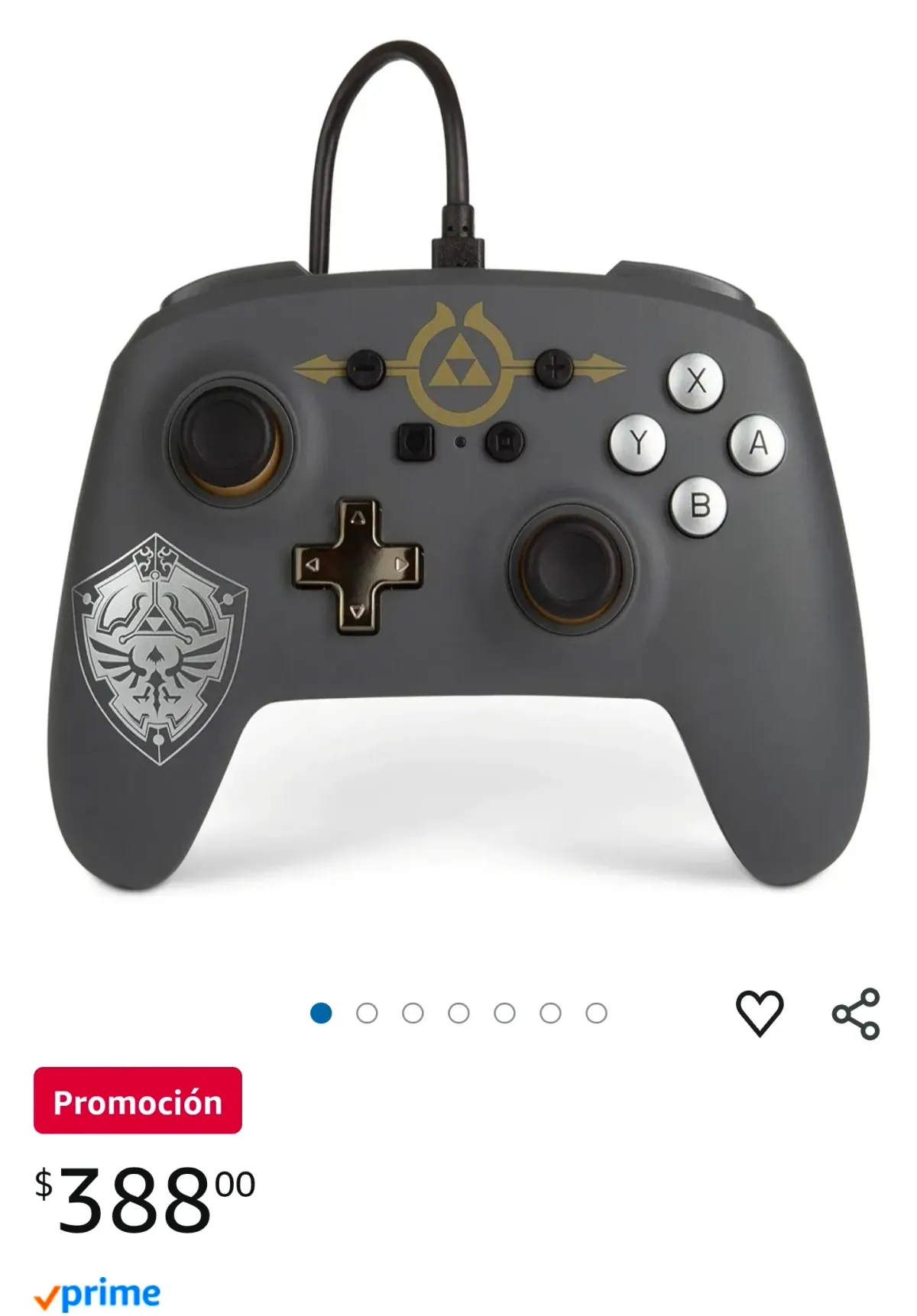 CONTROL POWERA DE ZELDA BARATO BARATO COMO CARNE DE GATO