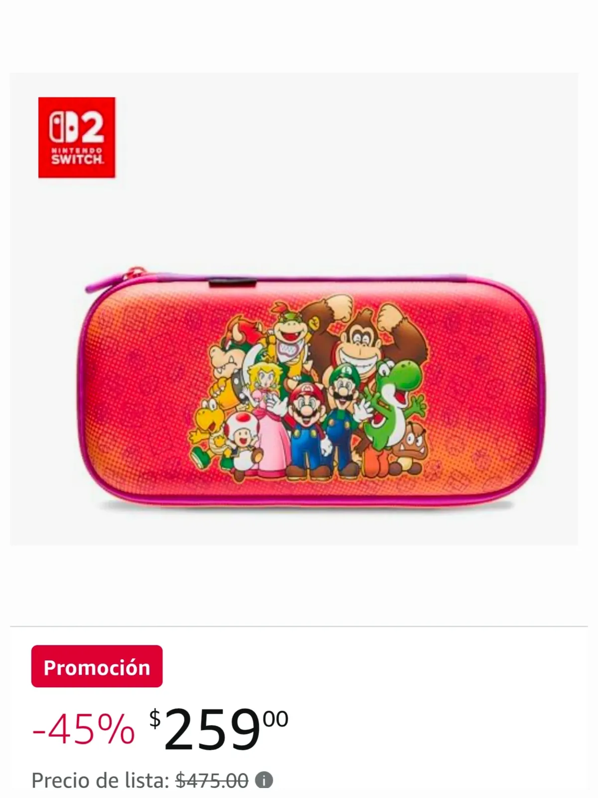 CASE PARA LA SWITCH 2