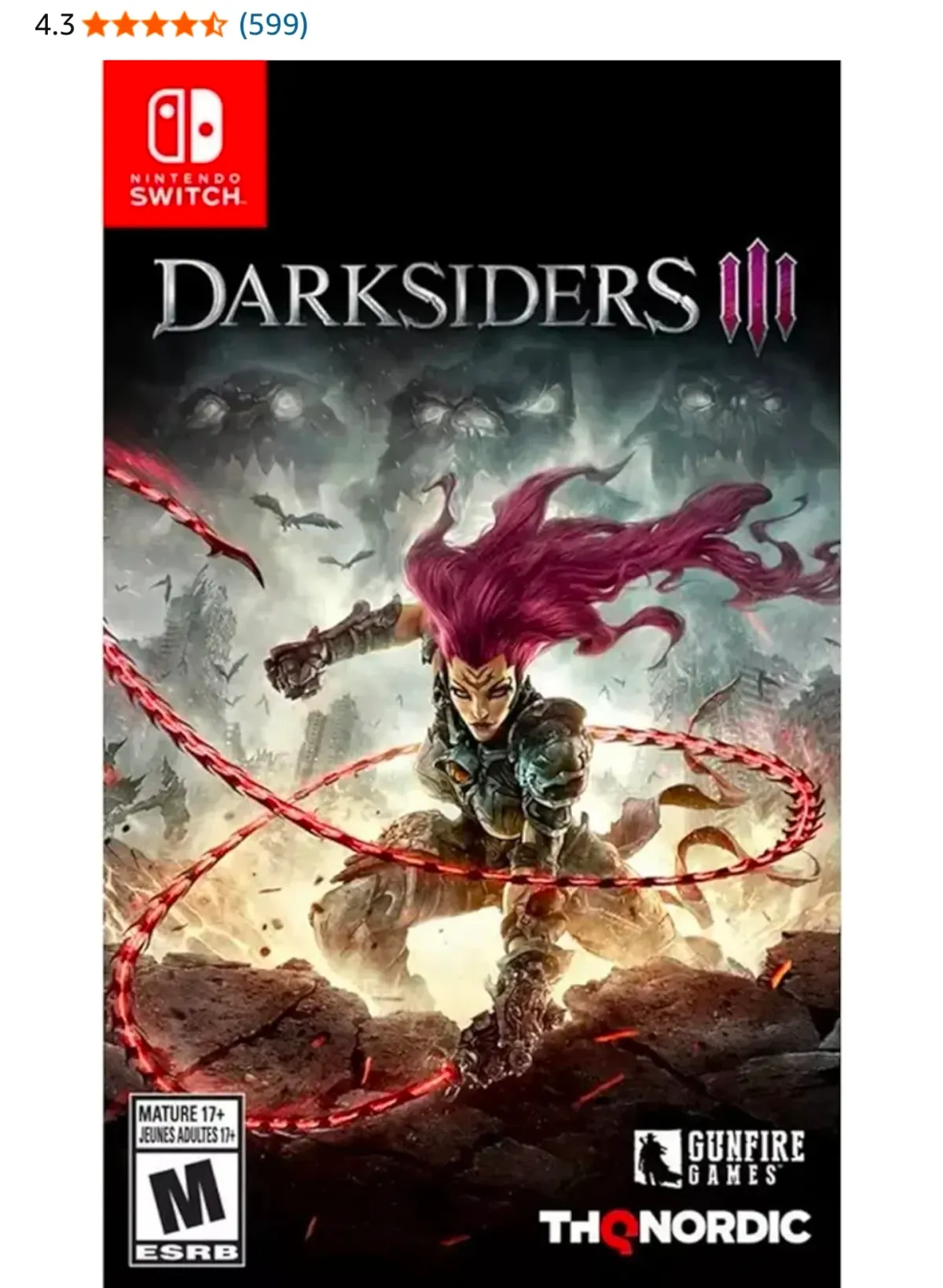 DARKSIDERS 3 PARA SWITCH