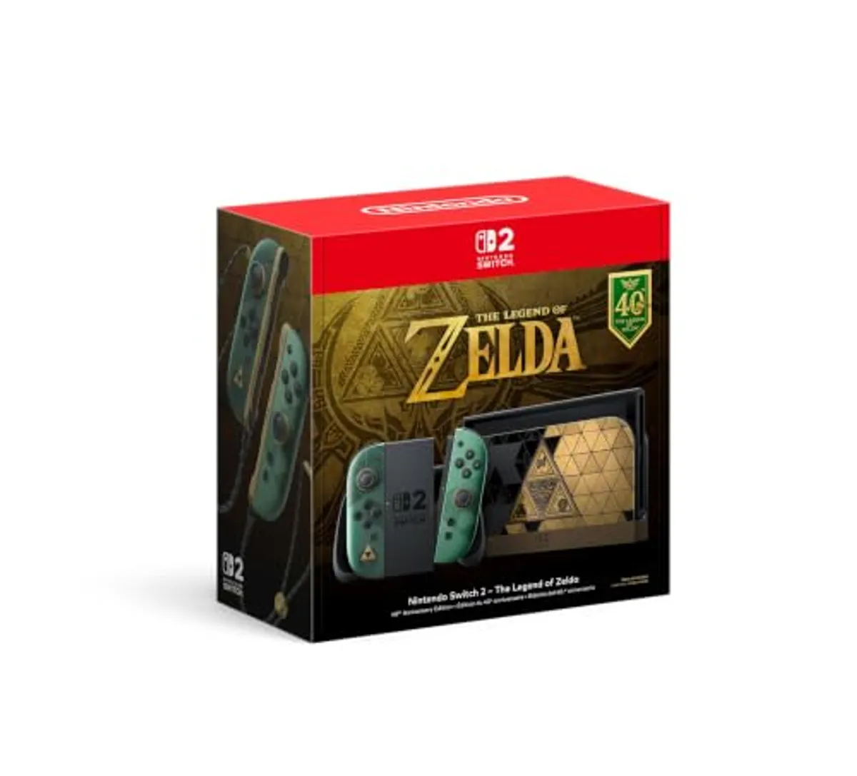 Nintendo Switch™ 2 –The Legend of Zelda™ – 40th Anniversary Edition