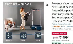 Rowenta Vaporizador Care for you first, Robot de Planchado Automático para Vaporizar, refrescar, sanitizar y secar textiles, Innovación y Tecnología para Cuidar tu Ropa Delicada, YR2040X0