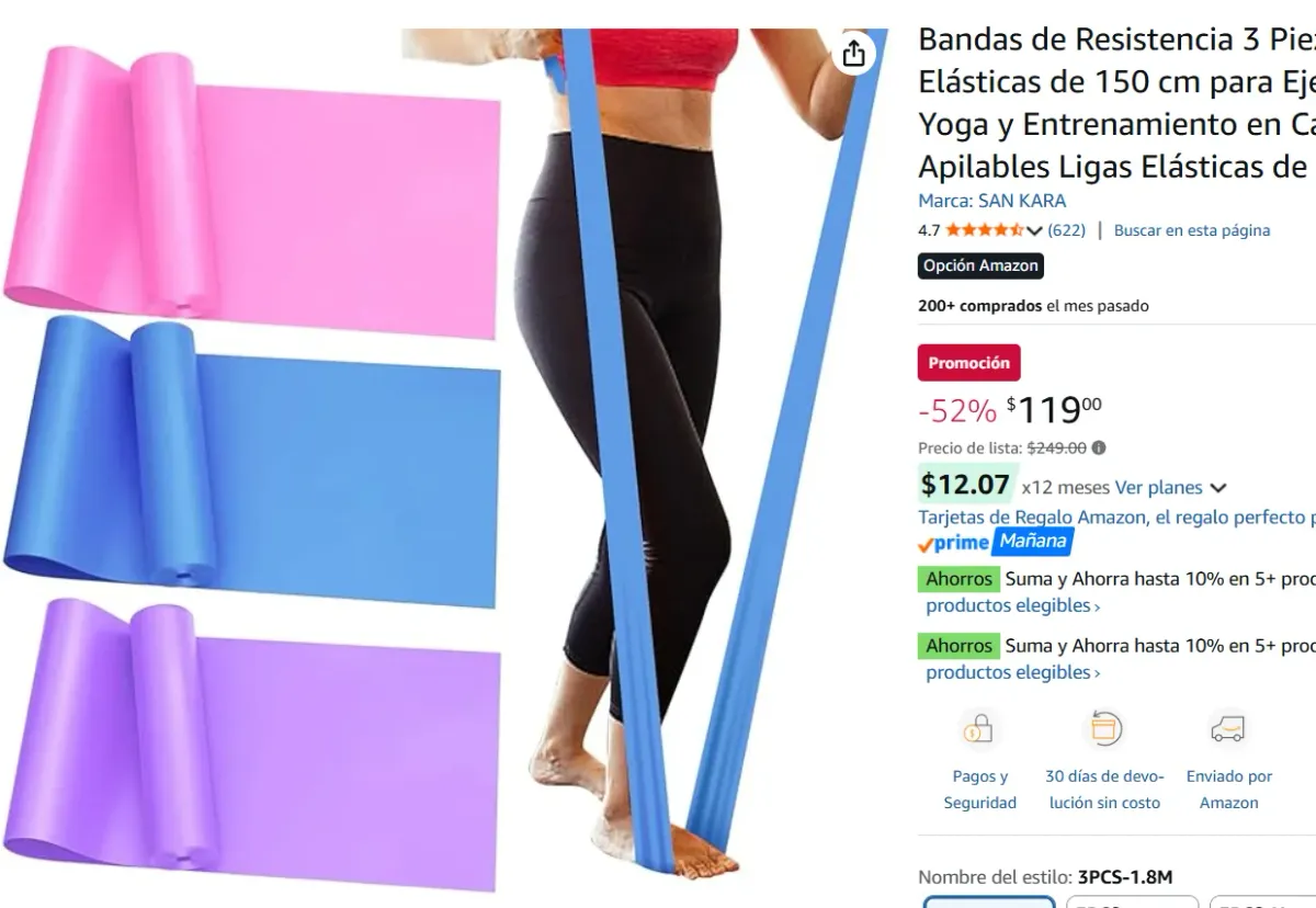 Bandas de Resistencia 3 Piezas