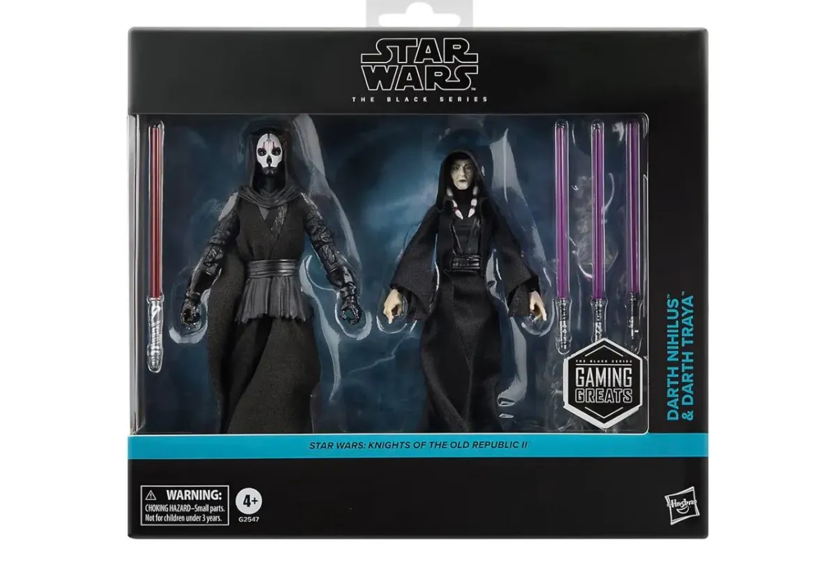 PREVENTA DE PACK BLACK SERIES DE DARTH NIHILUS Y TRAYA