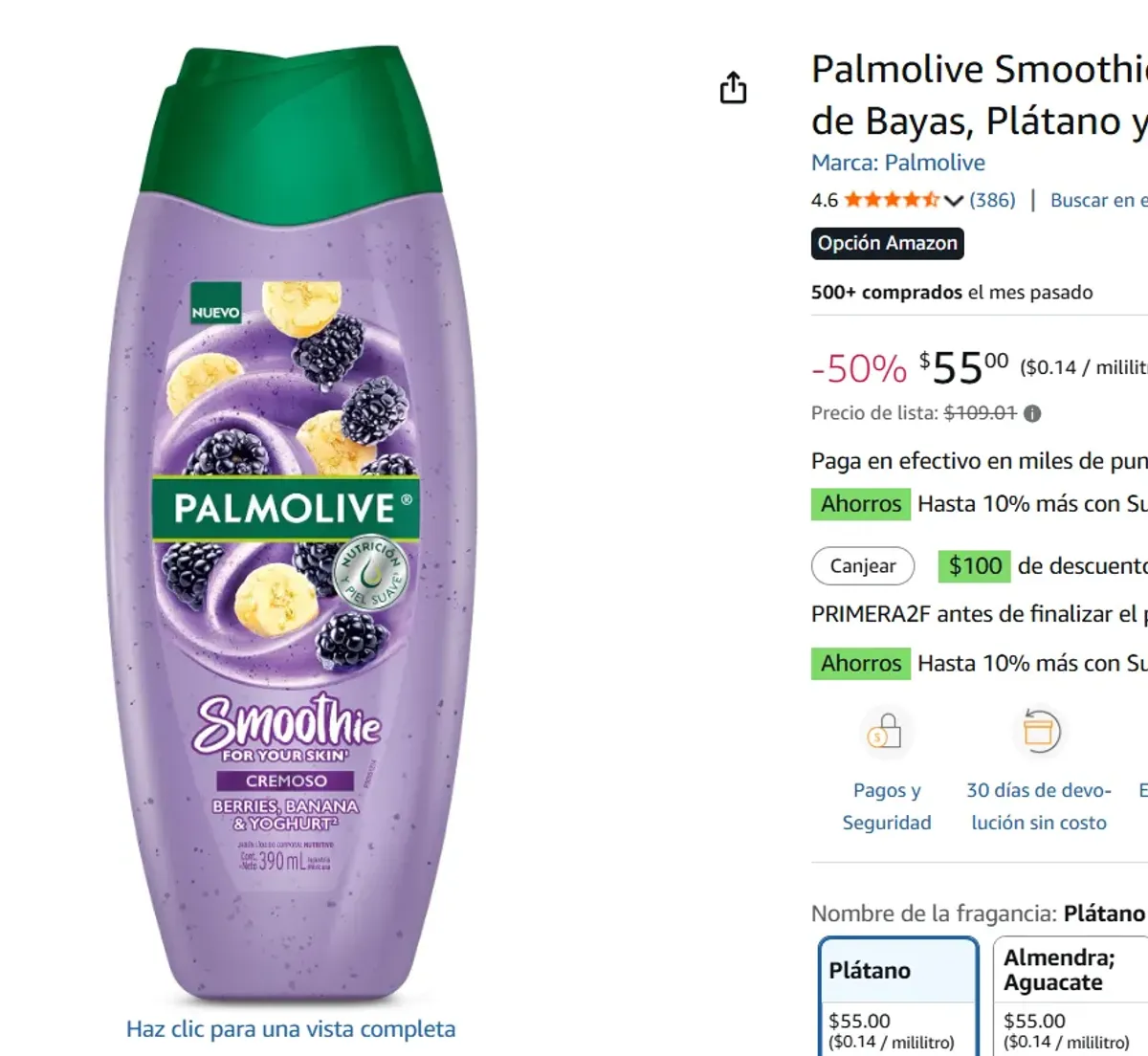 Jabón Líquido Corporal , 390ml