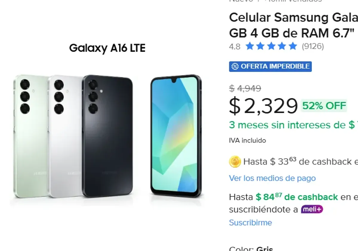 Celular Samsung Galaxy A16 