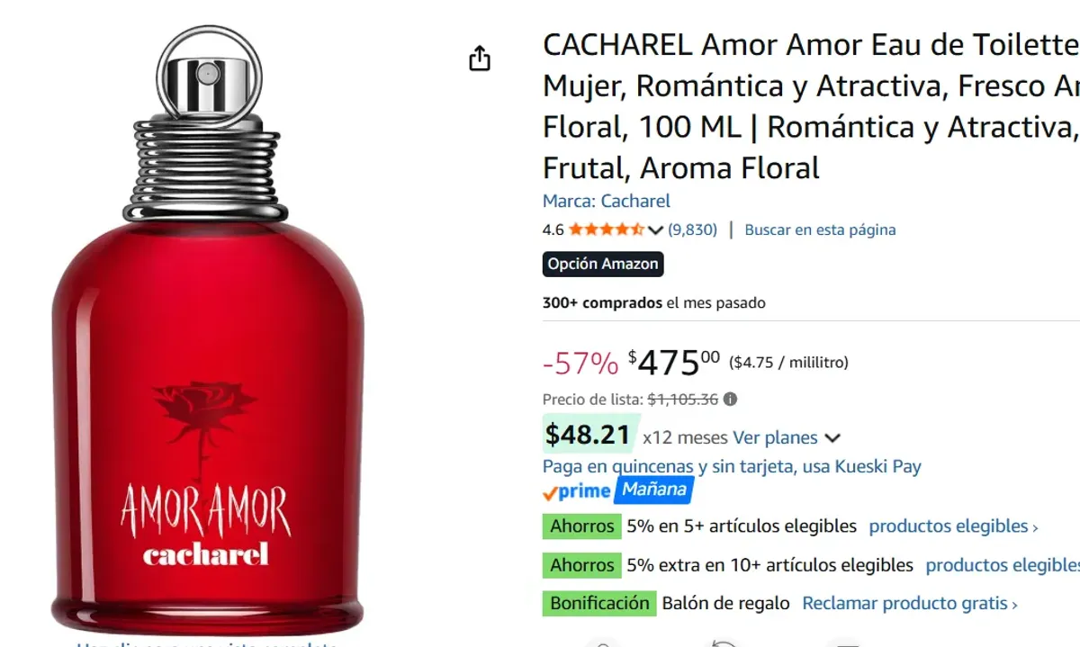 CACHAREL Amor EDP