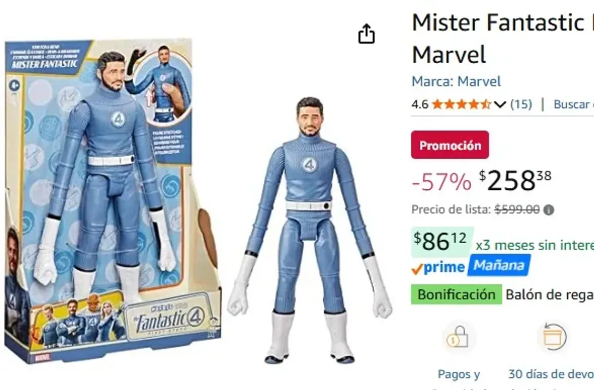Mister Fantastic Extiende y dobla, de Marvel