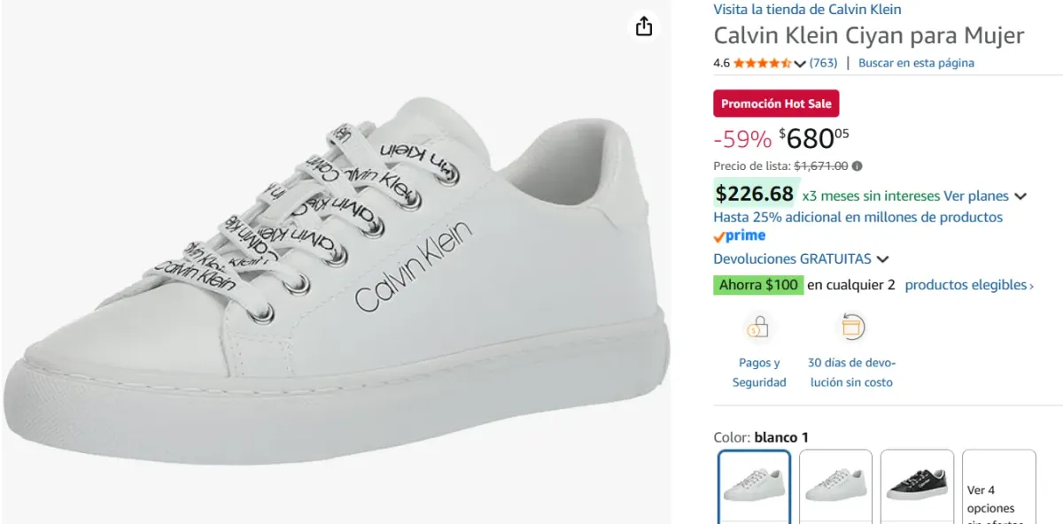 Calvin Klein Mujer