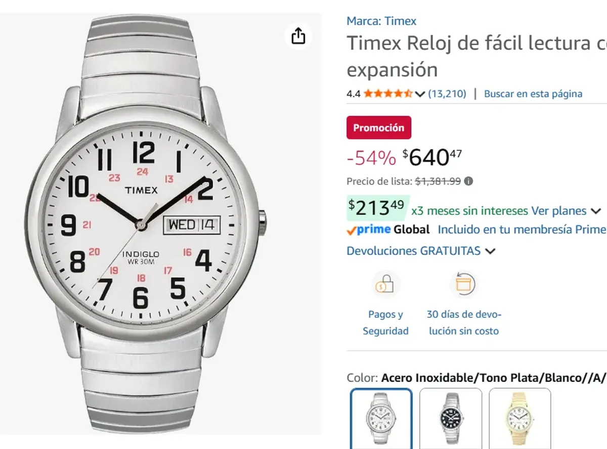 Timex Reloj 