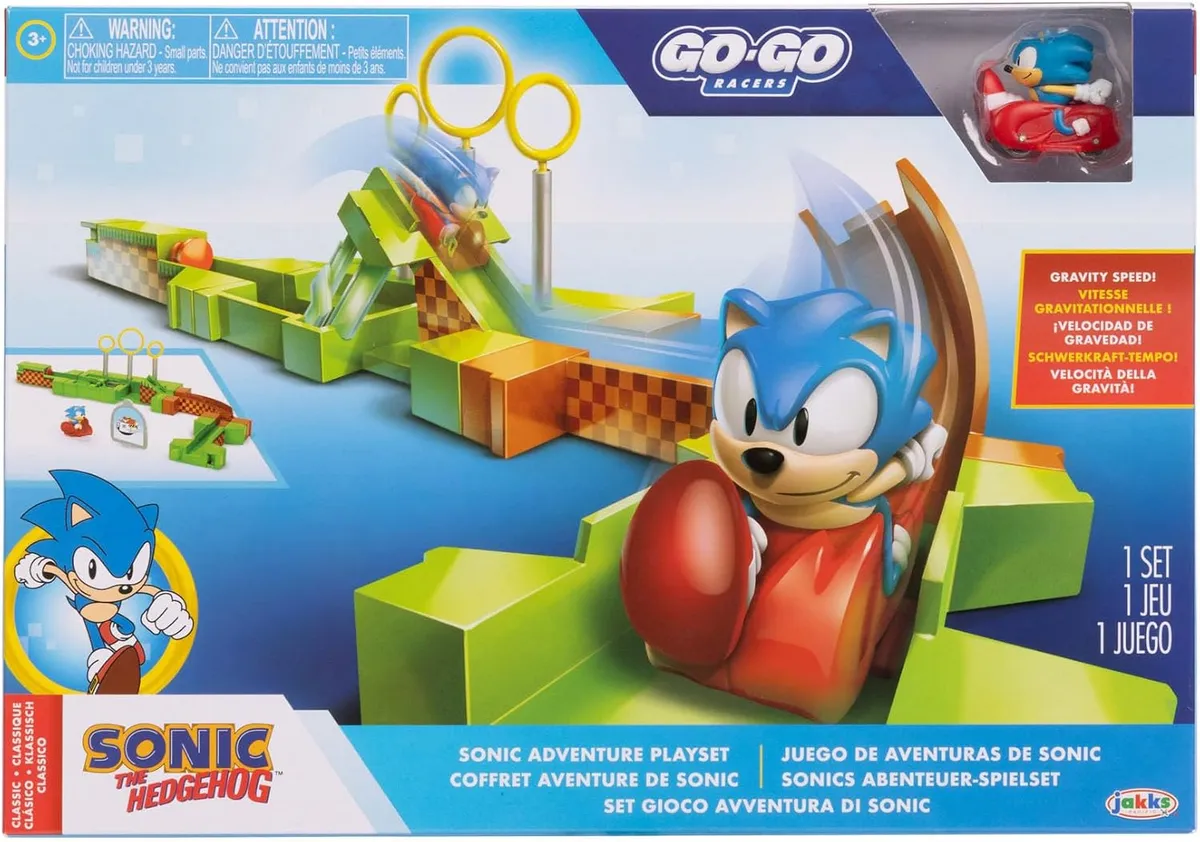 Sonic The Hedgehog Go Go Racers Playset - Sonic Adventure