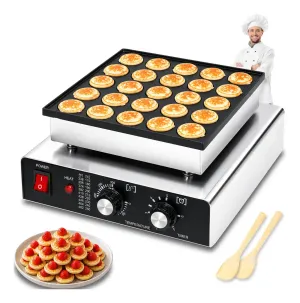 Máquina Industrial Penxua Mini Hotcakes Waffles Eléctrica 25 Porciones