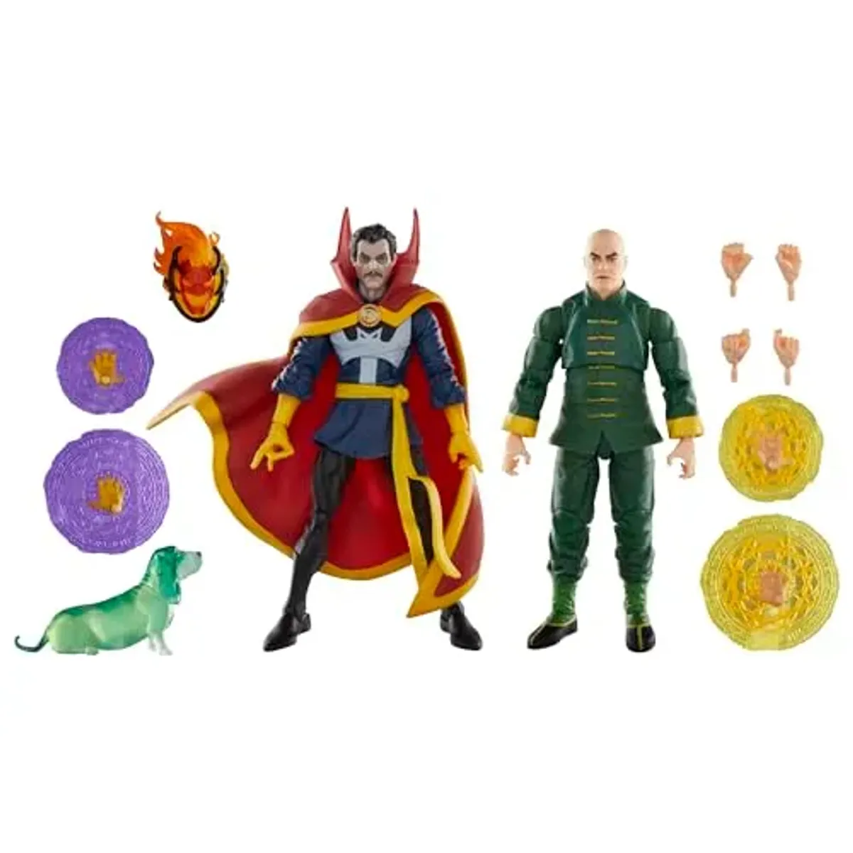 Marvel Legends Series Doctor Strange, Wong and Bats, Comics Collectible Figura de acción de 6 Pulgadas (Exclusivo de Amazon)