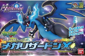 Bandai Pokémon - Figura articulada para construir 10 cm - Charizard X Model Kit