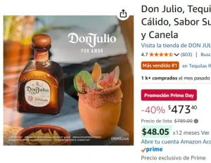 Don Julio, Tequila Reposado 700ml, Sedoso y Cálido, Sabor Suave, Notas Chocolate, Vainilla y Canela