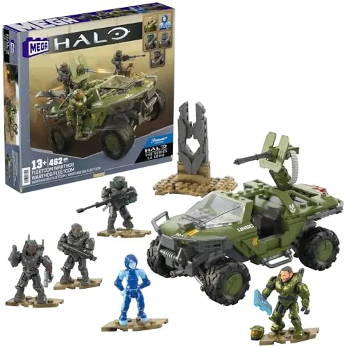 MEGA CONSTRUX Halo Warthog del Fleetcom Juguete Construccin Juguetes para Niños de 13 años en adelante Modelo de la versin Vista en la Nueva Serie de televisin Amazoncommx Juguetes y Juegos
