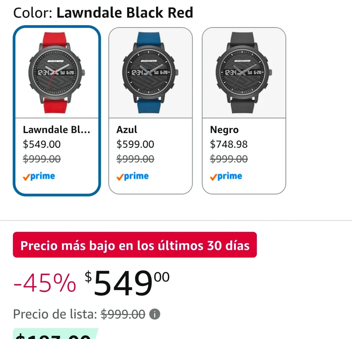 RELOJ SKECHERS PARA LA COLECCIÓN