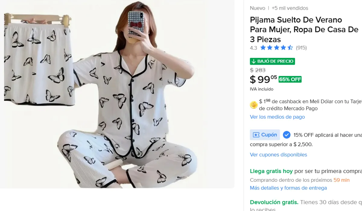 Pijama 3 Piezas