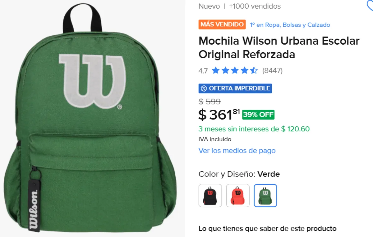 Mochila Wilson 