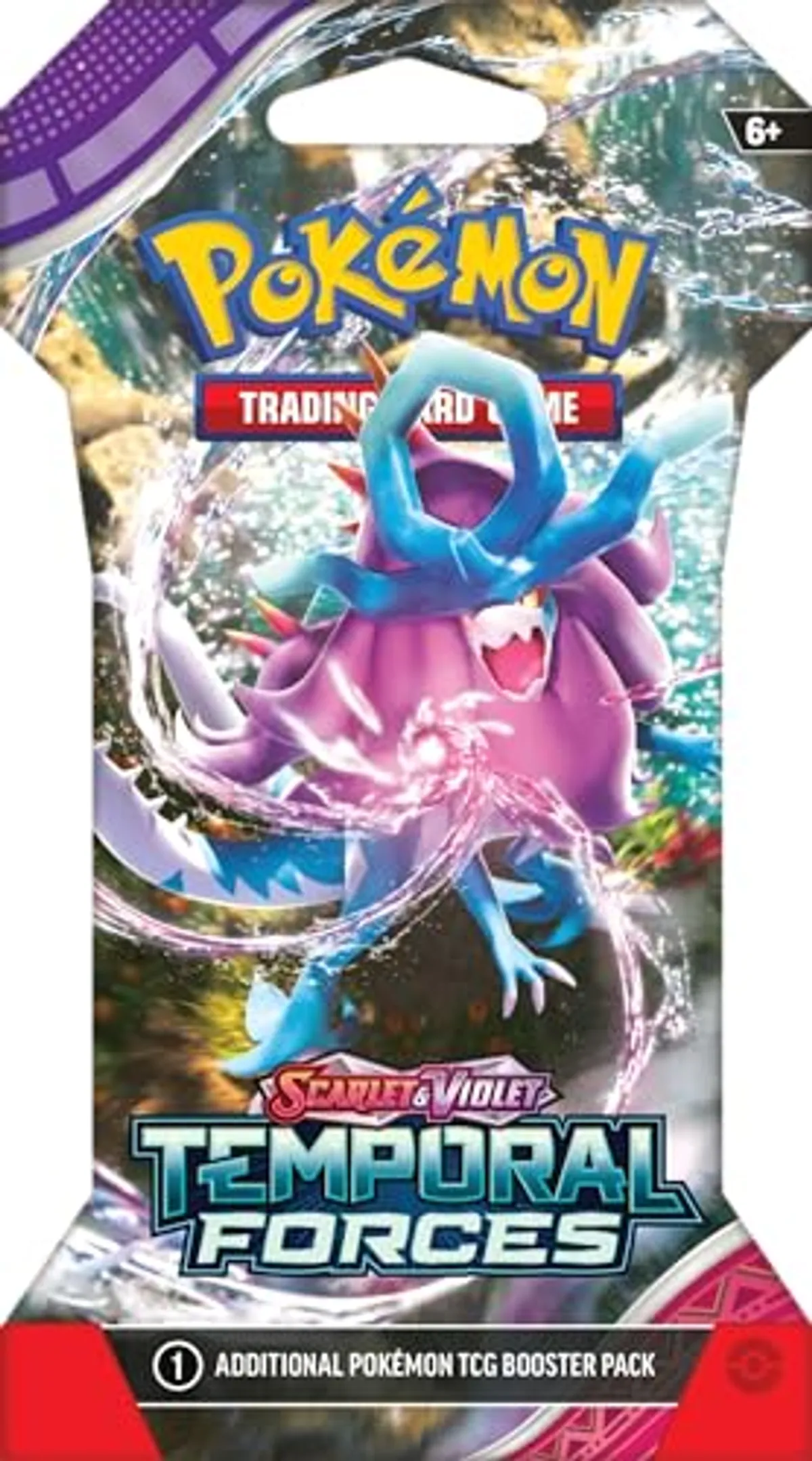 Pokémon TCG: Scarlet & Violet – Paquete de Refuerzo de Mangas temporales (10 Cartas) – EN