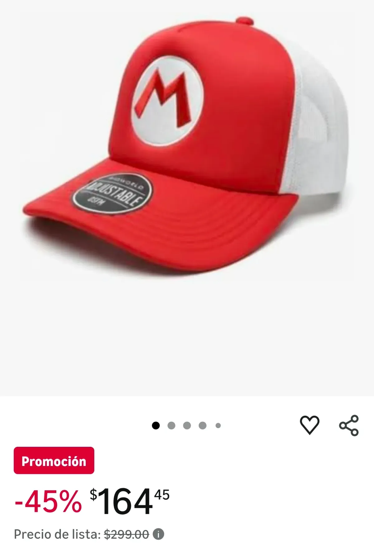 GORRA DE MARIO