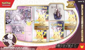 Pokémon COLECCIÓN con Figura DE CELEBRACIÓN 30.º Aniversario: (Mew O Mewtwo SE ENVÍA Aleatorio)