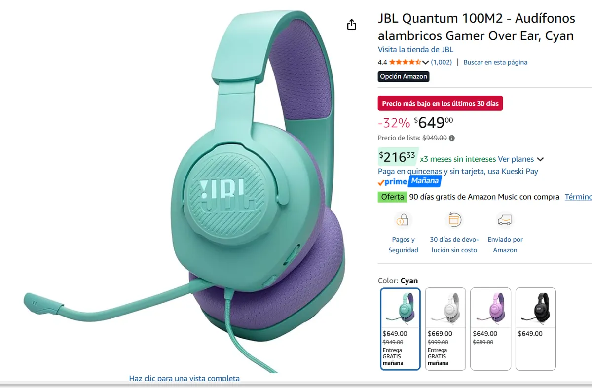 JBL - Audífonos alambricos 