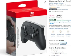 CONTROL PRO DE SWITCH 2 BAJA CON "THEBOYS2026"