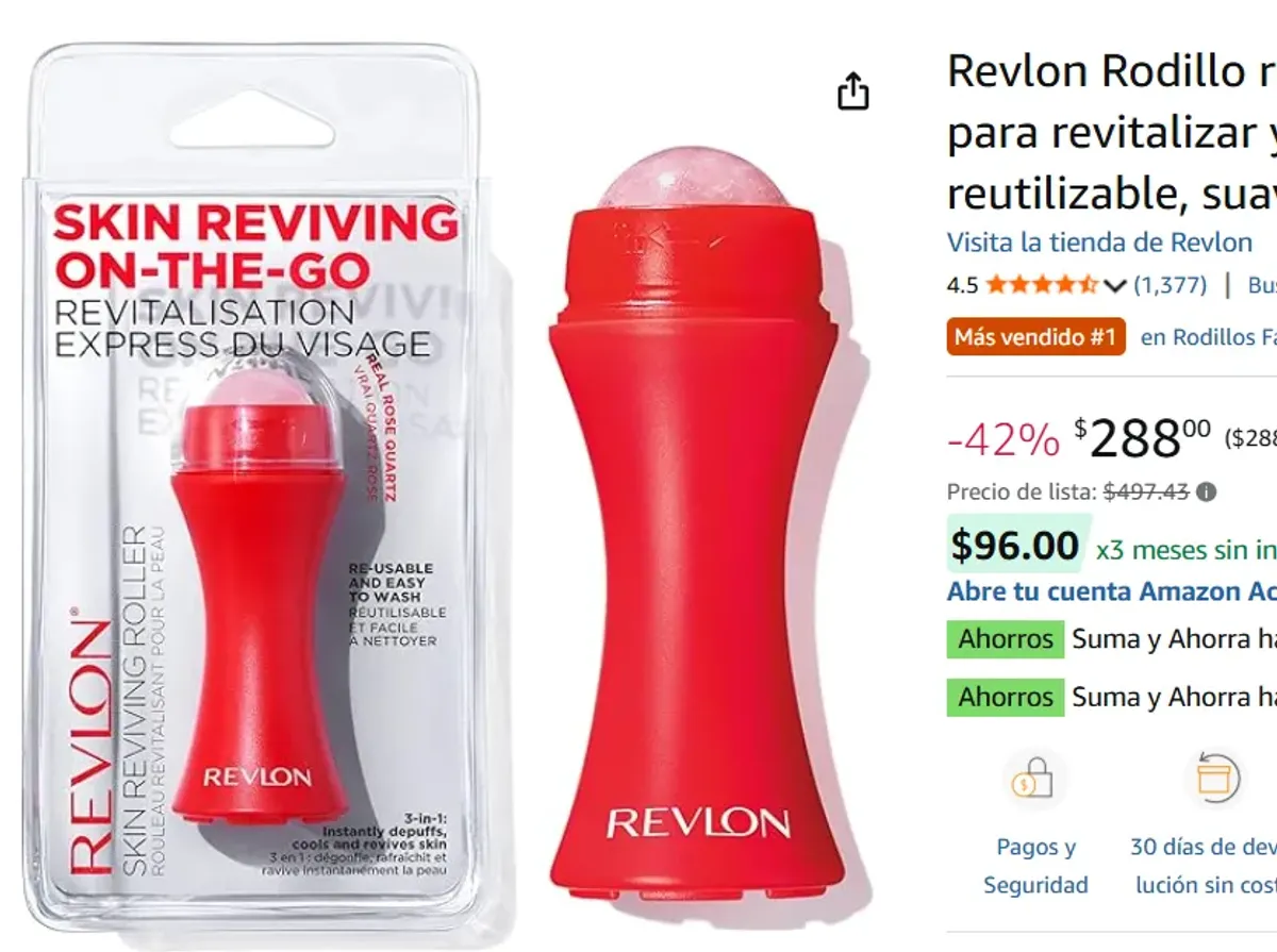 Revitalizador de la piel con cuarzo rosa 