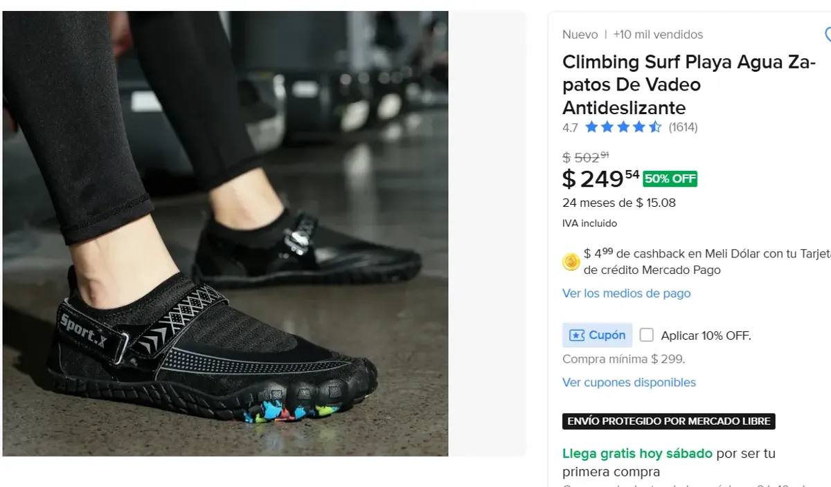 Climbing Surf Playa Agua Zapatos Antideslizantes