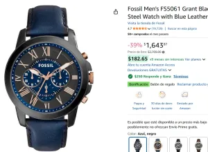 RELOJ FOSSIL PARA LA COLECCIÓN