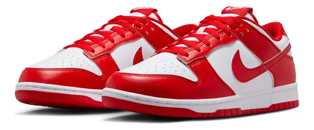 Nike Dunk Low Retro Tenis Rojos Para Hombre