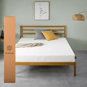 Zinus Comfort | Colchón Individual de Memory Foam de 15 cm de Grosor con Gel Refrescante y con Esencia de Té Verde | Garantía de 10 años