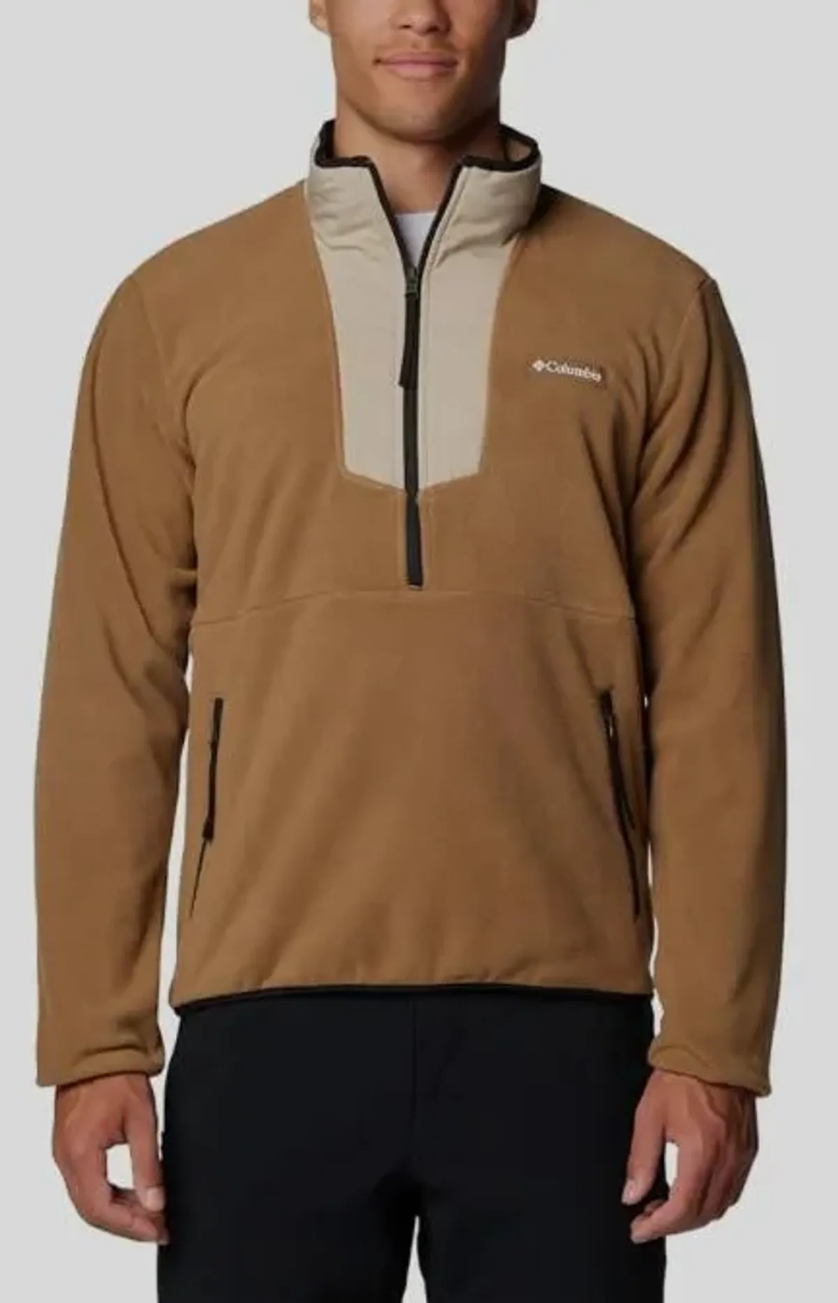 TALLA M - Columbia Sequoia Grove - Forro polar con media cierre Chaqueta con forro Hombre