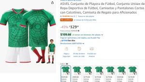 Conjunto de Playera de Fútbol