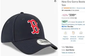 New Era Gorra Boston Red Sox