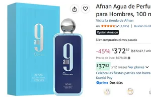 Afnan Agua de Perfume EDP 9AM Dive para Hombres, 100 ml (Paquete de 1)