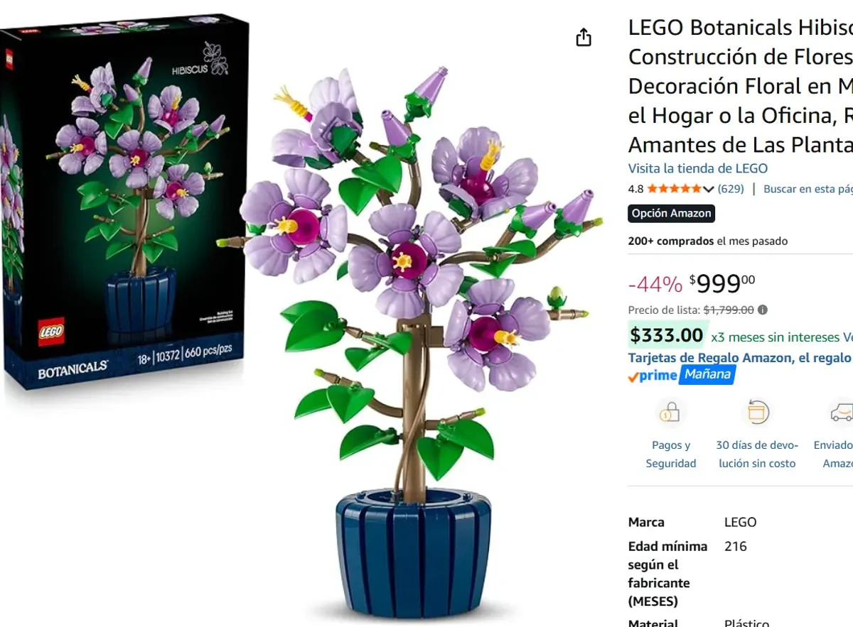 Set de Construcción de Flores 