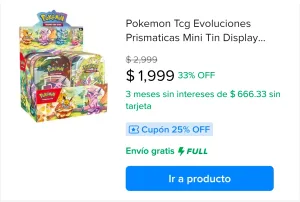 PACK DE 8 MINI TINS DE PRISMATIC BAJAN CON "THEGEEKHAND"