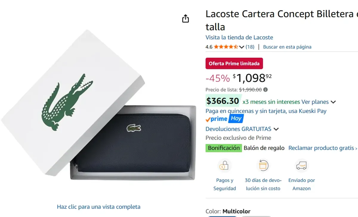 Lacoste Cartera 