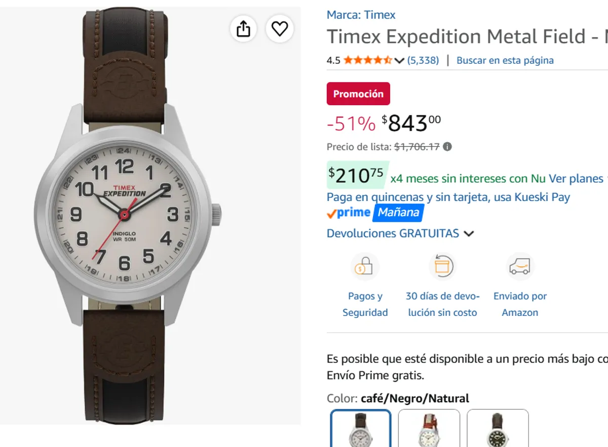 Timex Expedition 