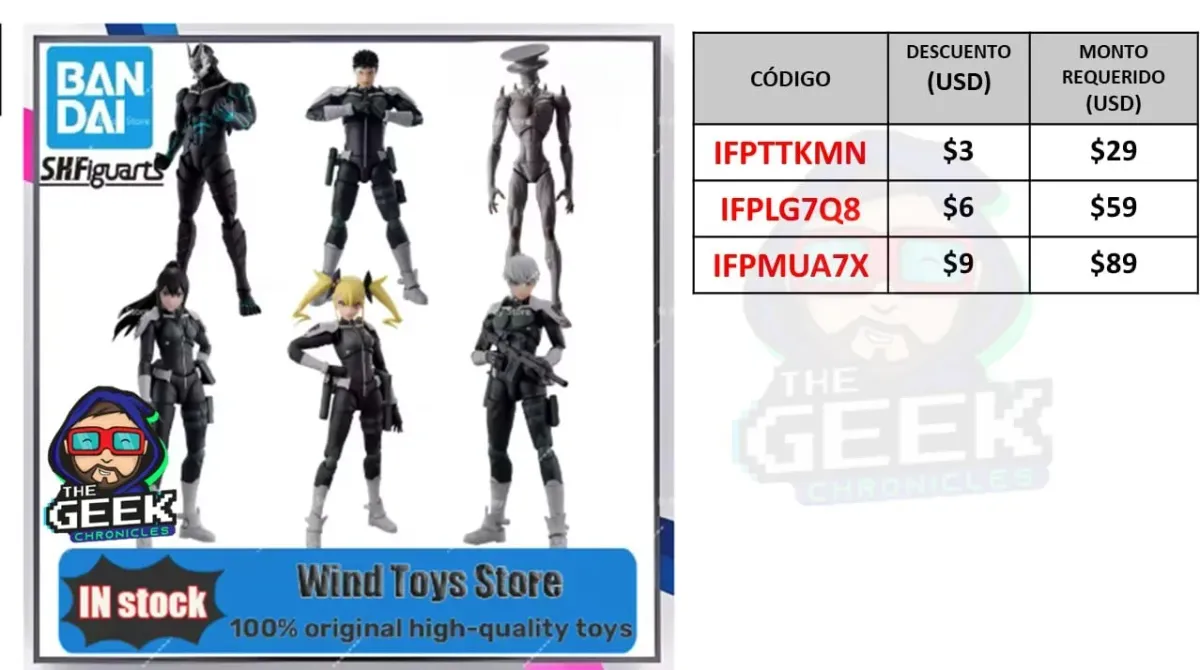TODAS LAS FIGUARTS DE KAIJU NO.8 DISPONIBLES EN LA TIENDA DE WIND TOYS Y NO COBRAN TAXES!!!