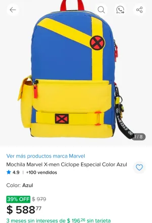 MOCHILA YADATEX DE CYCLOPS