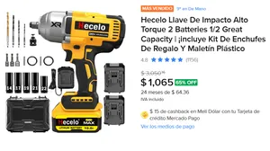 Llave De Impacto Alto Torque 