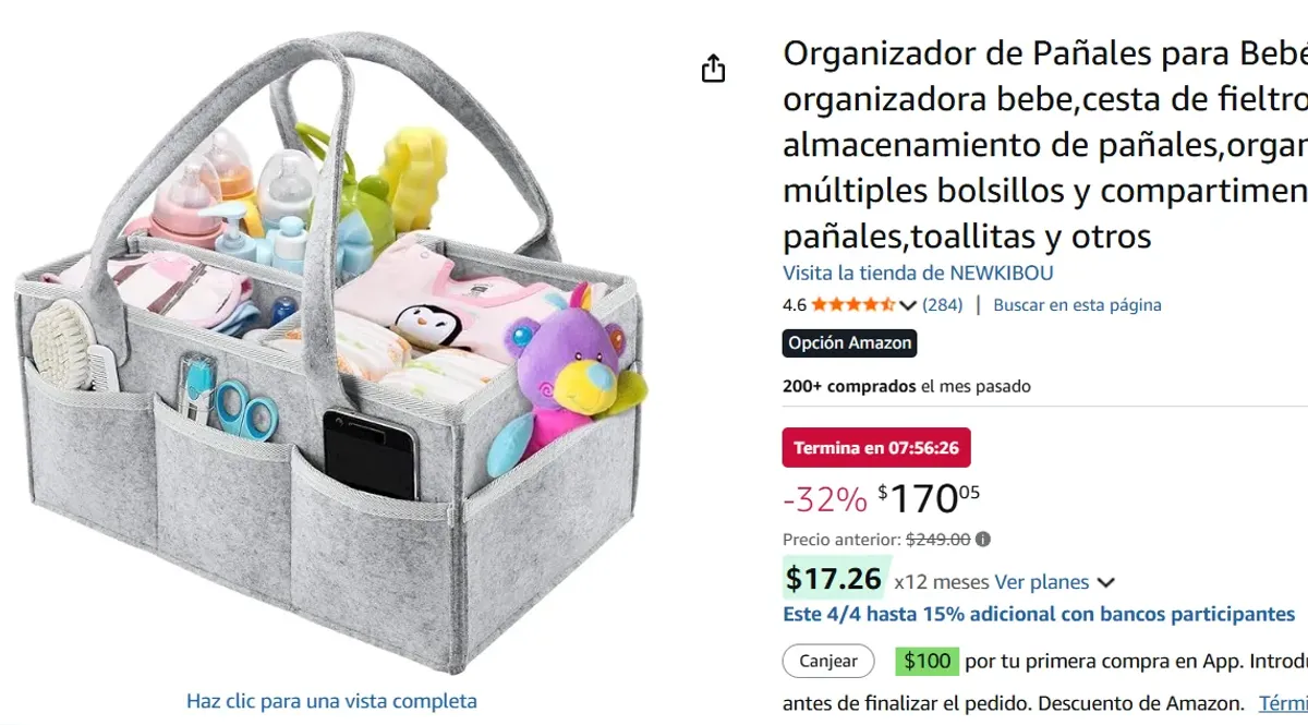 Organizador de Pañales para Bebé