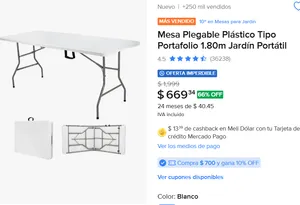 mesa plegable 