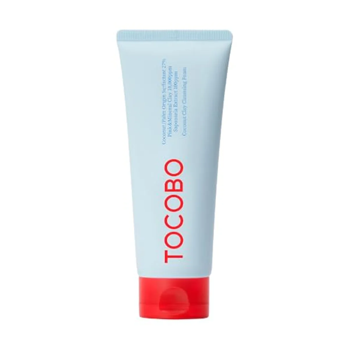 TOCOBO Coconut Clay Cleansing Foam 150 ml – Espuma Limpiadora Facial con Arcilla y Coco – Limpieza Profunda y Equilibrio de Sebo – Apta para Piel Mixta a Grasa