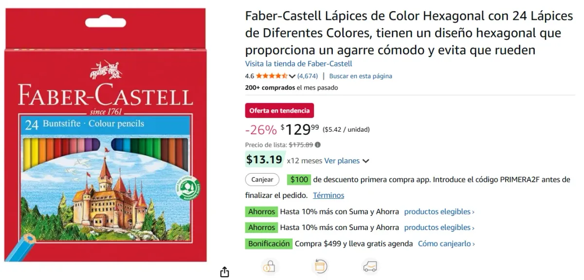 24 Lápices de Diferentes Colores