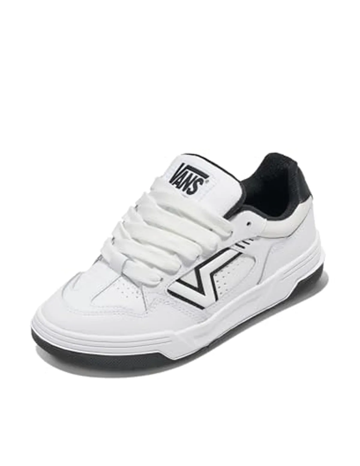 Vans Upland Tenis Skate Deportivo Casual Unisex (Blanco, 25.5 MX)