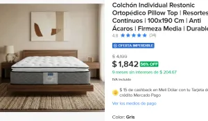 Colchón Individual Restonic 